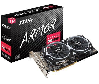 MSI Radeon RX 570 Armor 8GB OC für 155,89€ (statt 170€)