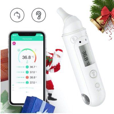 Koogeek Digitales Infrarot Fieberthermometer mit Bluetooth für 11,99€ (statt 25€)