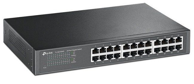 TP LINK TL SG1024D 24 Port Gigabit Switch für 55€ (statt neu 85€) B Ware