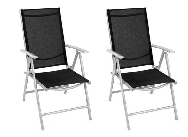 2er Set Giardino Aluminiumstühle für 54,51€ (statt 70€)