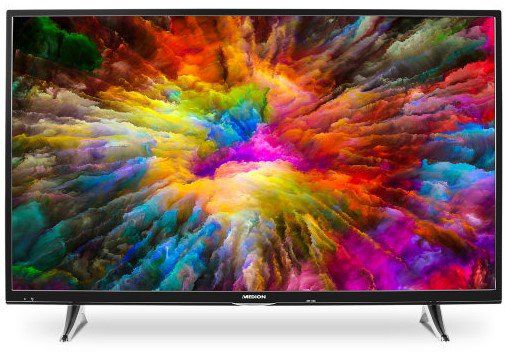 MEDION LIFE X14911   49 TV (UHD, Smart TV, HDR, PVR ready, NETFLIX, BT, DTS HD, HD Triple Tuner, CI+) für 399€ (statt 549€)