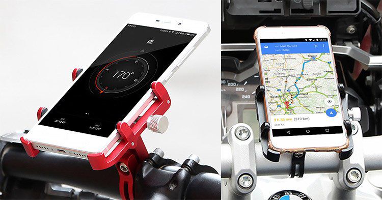 GUB PLUS 6   Handyhalterung mit 360° Funktion für Fahr  und Motorrad für 8,49€ (statt ~10€)