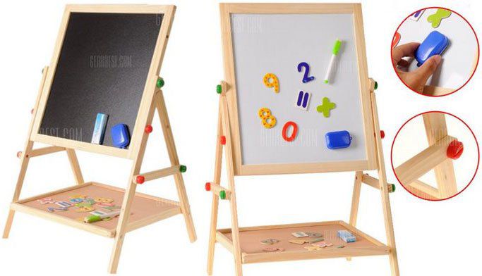 Doppelseitige Holz Magnet Standtafel für 29,89€