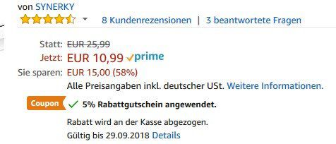 8 Edelstahl Eiswürfel für 10,44€   Prime