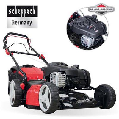 Top! SCHEPPACH MS450 46   Benzin Rasenmäher (45cm, 125 cm³) für 197,10€ (statt 379€)