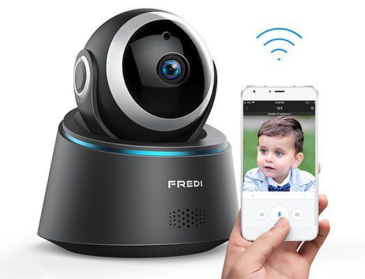 FREDI FR IP8088   Schwenkbare WLAN Cam für 26,49€ (statt 53€)