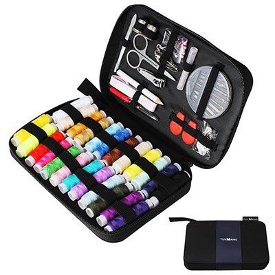 TUXWANG   Set mit Nähzubehör inkl. Tasche, 24 Spulen & viel Zubehör für 7,69€ (statt 11€)