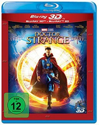 Doctor Strange (Bluray, 2D + 3D) für 12,73€ (statt 18€)