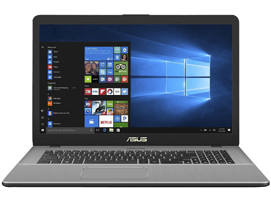 Asus N705UD GC133T   17,3 Notebook mit 256 GB SSD + 1 TB HDD + GeForce GTX 1050 für 999€ (statt 1.199€)