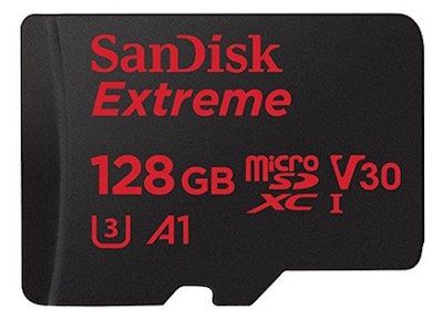 SanDisk Extreme A1 microSDXC mit 128GB für 39€ (statt 50€)