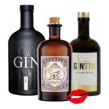 Gin Bundle (Monkey 47, Black Gin, GINSTR Stuttgart Dry) für 83,50€ (statt 94€)