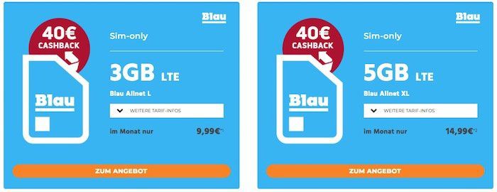 o2 Allnet  & SMS Flat + 3GB LTE Daten für 8,32€ mtl. dank Cashback oder 5GB für 13,32€ mtl.