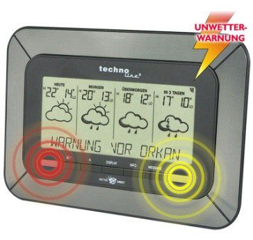 TechnoLine WD 4920 WetterDirekt Station mit Unwetterwarnung für 49,99€ (statt 79€)