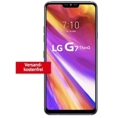 LG G7 ThinQ für 29€ + Telekom Flat mit 2GB für 31,99€ mtl. oder Vodafone mit 4GB für 31,99€ mtl.