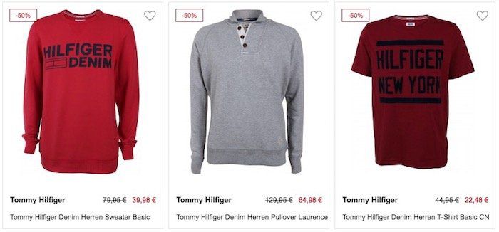 Tommy Hilfiger mit 30% Extra Rabatt bei Jeans Direct