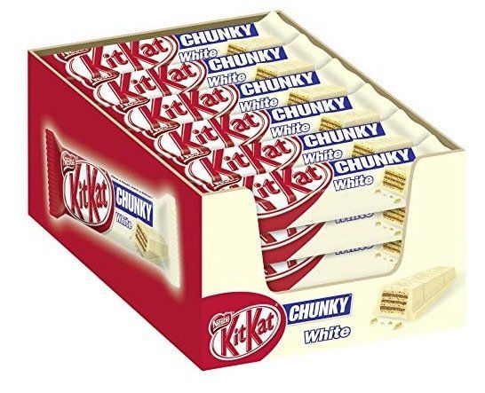 24er Pack Nestle KitKat Chunky White Schoko Riegel für 8,35€ (statt 12€) Prime