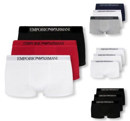 Emporio Armani Trunks Boxer Shorts 3er Pack für 29,99€