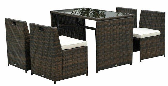 Outsunny Polyrattan Lounge Set für 279,99€