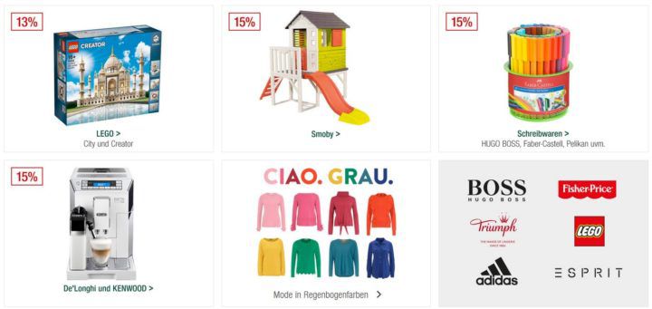 Galeria Kaufhof Feiertagsangebote: z.B. bis 20% Rabatt auf Taschen, Fashion und Sportartikeln uvam.