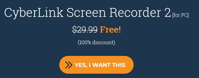 Cyberlink Screen Recorder 2 (Lifetime Lizenz, Windows) kostenlos