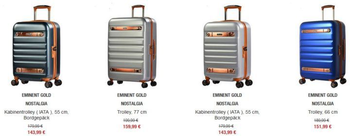 Galeria Kaufhof mit 20% Rabatt auf ausgewählte Trolleys