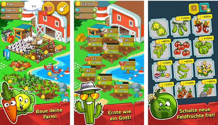 Farm and Click (Android) gratis statt 0,99€