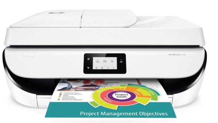 HP OfficeJet 5232   A4 4 in 1 Multifunktionsdrucker monochrom für 89€