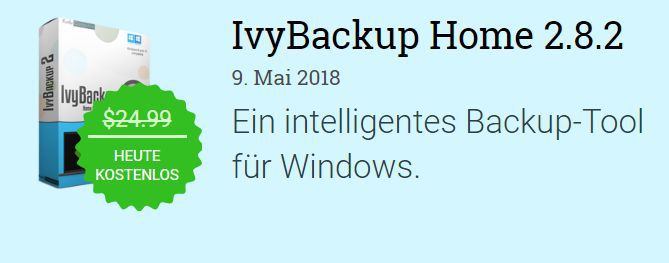 IvyBackup Home 2.8 (Windows) kostenlos