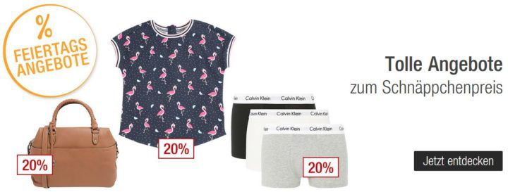 Galeria Kaufhof Feiertagsangebote: z.B. bis 20% Rabatt auf Taschen, Fashion und Sportartikeln uvam.