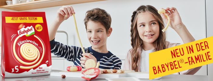 Babybel Käseschnecken gratis