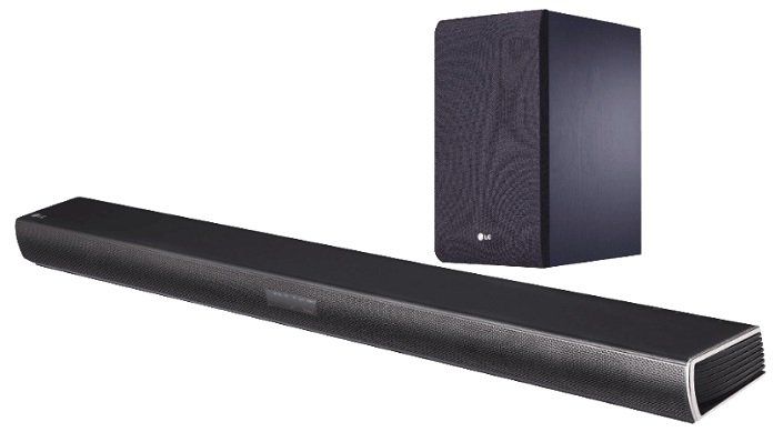 LG SJ4 2.1 Soundbar (300W, kabelloser Subwoofer, Bluetooth) für 108,90€ (statt 129€)