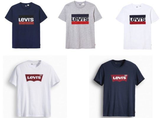 Levi`s div. Herren Logo T Shirt bis 2XL für je 19,79€