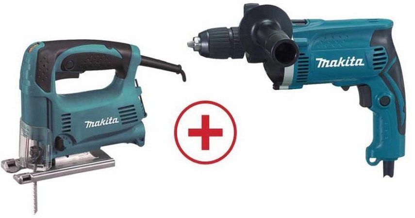 Makita HP1641 Schlagbohrmaschine + Makita 4329 Stichsäge für 79,50€ (statt 105€)