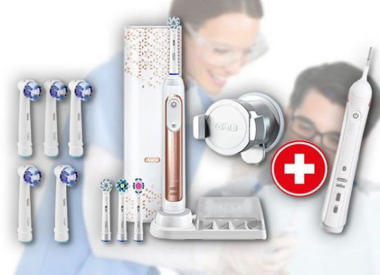 Oral B Genius 9000S Rosegold Elektrische Zahnbürste + GRATIS Precision Clean 4+1 für 105,30€ (statt 140€) + 25€ Cashback