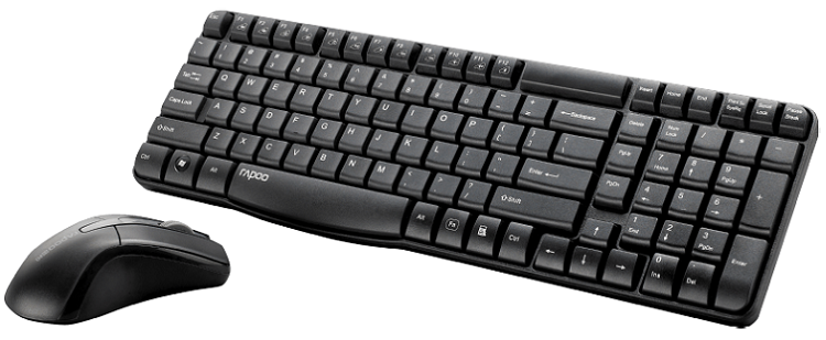 RAPOO 11567 X1800   Tastatur und Maus für 9€ (statt 19€)