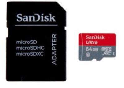 SanDisk Ultra microSDXC 64GB Class 10 Speicherkarte für 14,99€ (statt 19€)