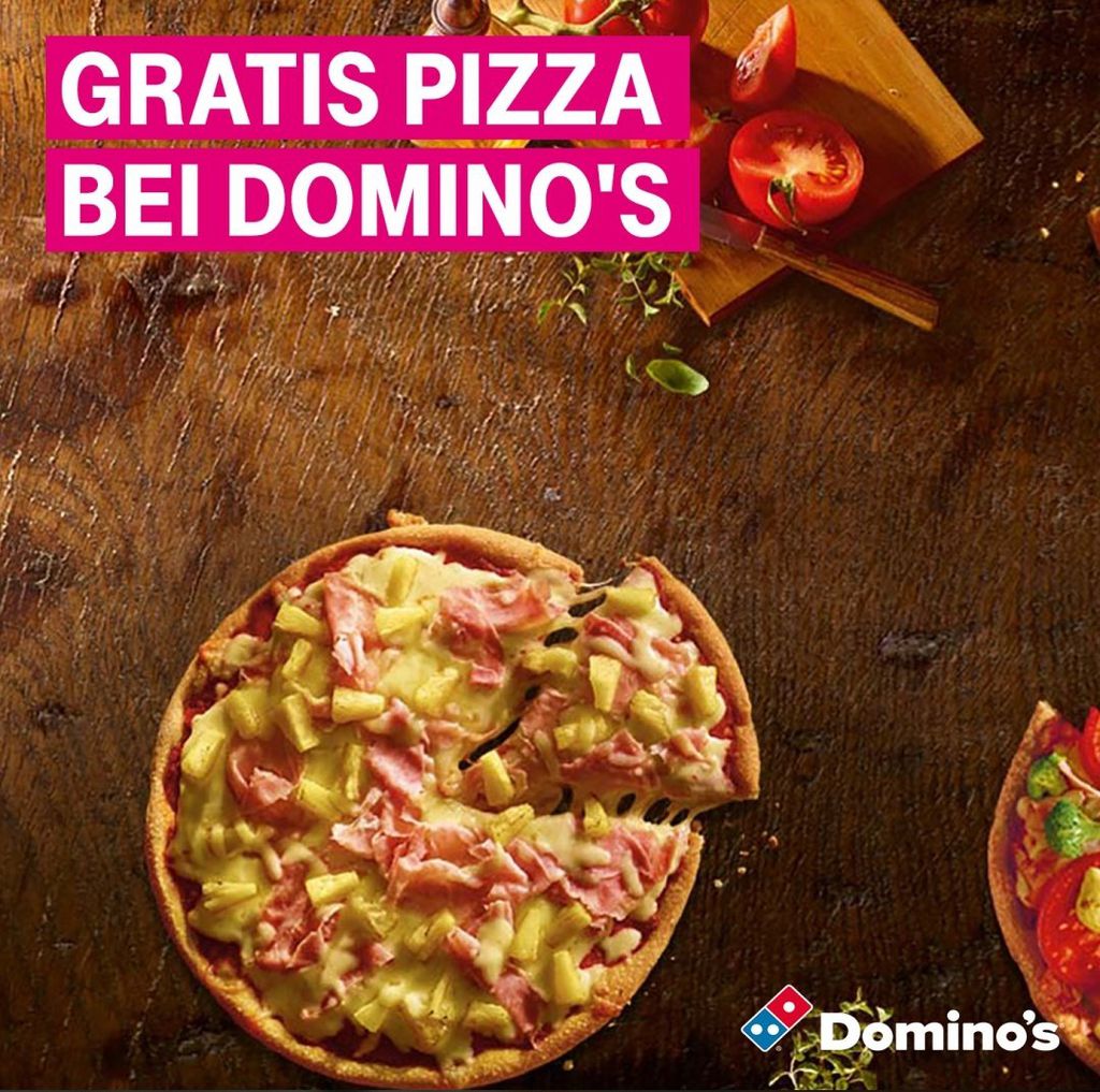 Nur für Telekom Kunden: Classic Pizza bei Dominos geschenkt