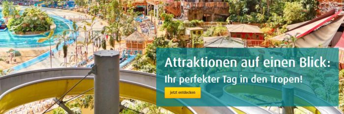 Nur am 1. Juni: Kostenloser Eintritt ins Tropical Islands für Kinder bis 14 Jahre