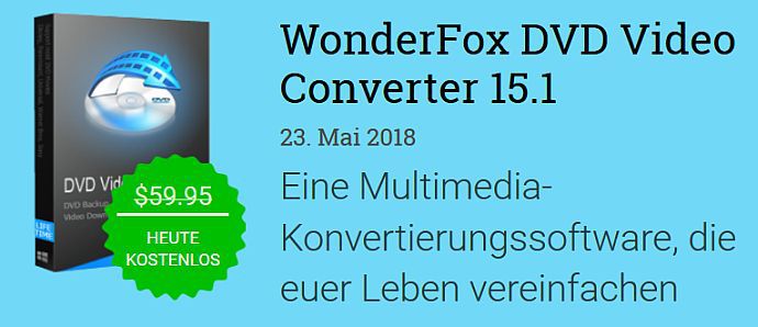 WonderFox DVD Video Converter 15.1 (Vollversion, Windows) gratis