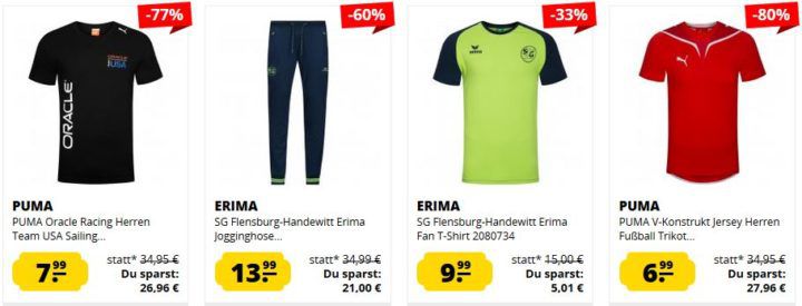 SportSpar Sale mit Artikel unter 15€   z.B. adidas Performance Techfit Shirt für 14,99€