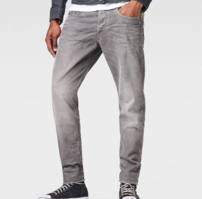 G Star Raw 3301   graue Herren Tapered Denim Jeans für je 58,48€