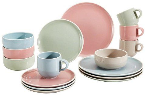 16 tlg. CreaTable Kombiservice aus Steingut für 41,44€ (statt 56€)