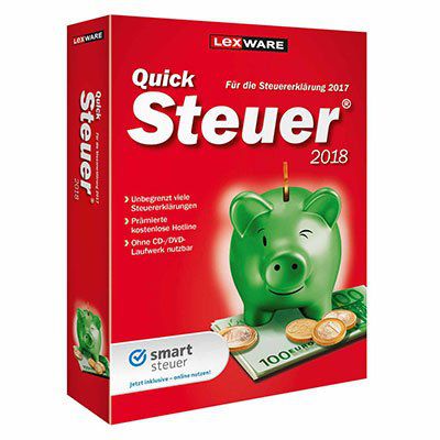 Lexware Quicksteuer 2018 (Download Version) für 7,99€ (statt 11€)