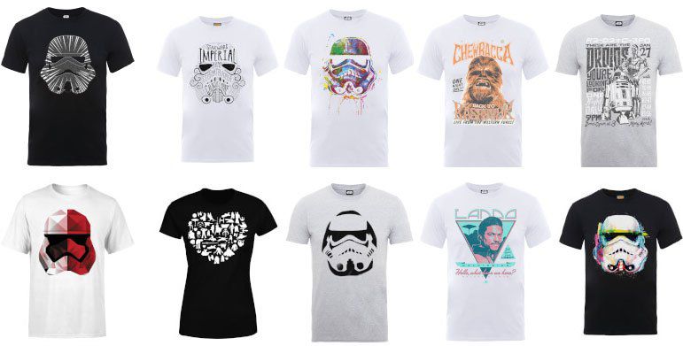 Star Wars Gläser im 2er Set + T Shirt für 20,48€