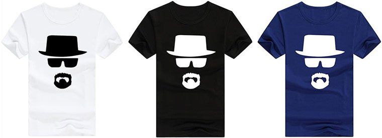 T Shirt Heisenberg in 3 Farben für je 6,54€