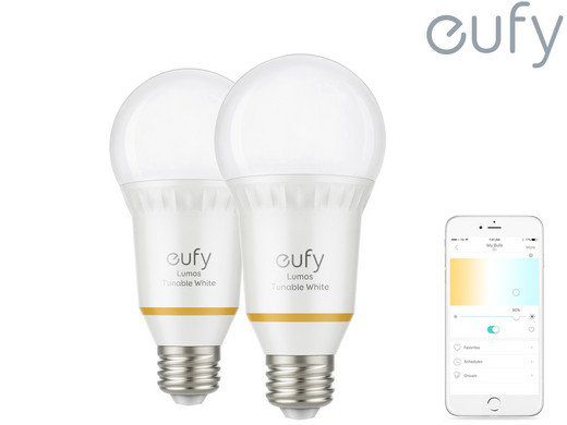 2 x Eufy Lumos smarte Glühbirne (E27) für 35,90€ (statt 44€)