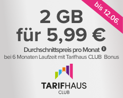 Nur 6 Monate Laufzeit: Vodafone Flat mit 2GB ab eff. 7,66€ mtl.