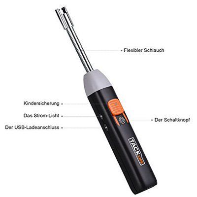 Tacklife ElY01  Flammenloses Stabfeuerzeug für 4,99€ (statt 13€)   Prime