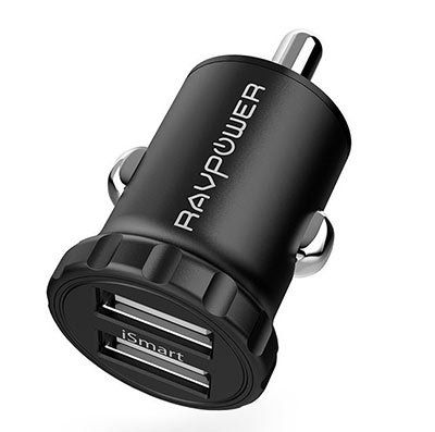 RAVPower RP PC031   Mini USB Kfz Ladegerät für 7,49€ (statt 10€)