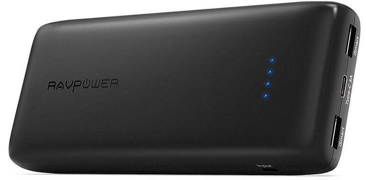 RAVPower (RP PB052) Powerbank mit 22000mAh für 25,99€ (statt 32€)